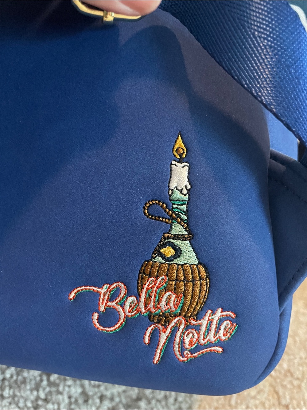 NWT Loungefly Lady & the Tramp Bella Notte spaghetti 🍝 mini backpack - Picture 6 of 11
